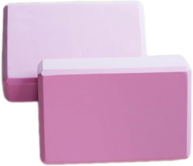 binstree Yoga Block High Density EVA Foam Blocks 2 Packs 9"x6"x3" Each, Supportive, Lightweight with Beveled Edges for Yoga, Pilates, and Meditation - Image 2